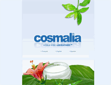 Tablet Screenshot of cosmalia.com